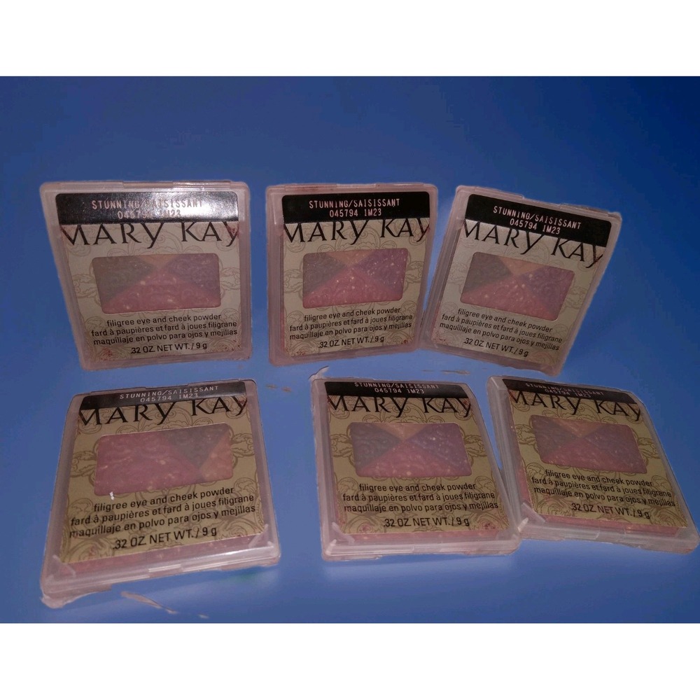 Mary Kay Stunning Eye and Cheek Quad Palette 0.32 oz Lot of 6